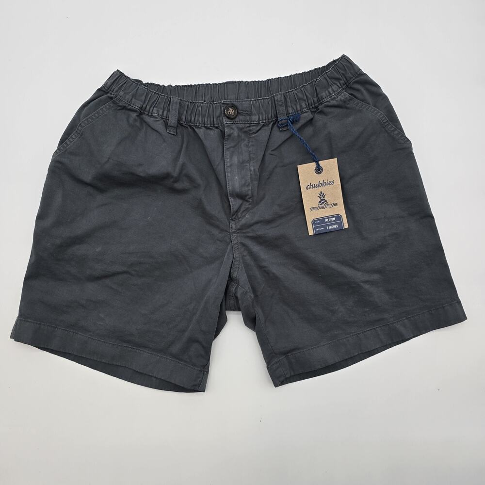 Chubbies Shorts Mens Dark Gray Chino Originals Stretch Twill Musts
